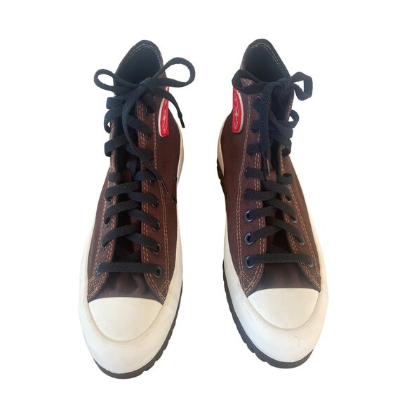 Converse Chuck Taylor Lugged 2.0 Sneaker Platform Brown Canvas 8 Men/Women 10 - Picture 9 of 14